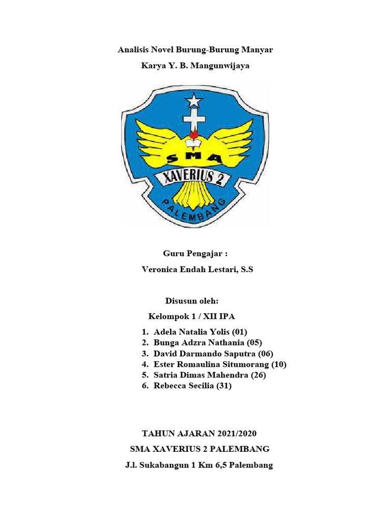 Konflik batin dan identitas dalam novel Burung-Burung Manyar