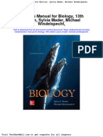Solution Manual For Biology 13th Edition Sylvia Mader Michael Windelspecht