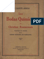 Las Bodas Químicas de Christian Rosencreutz (1929)