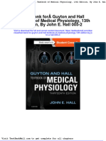 Test Bank For Guyton and Hall Textbook of Medical Physiology 13th Edition by John e Hall 005 2