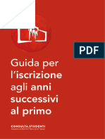 Guida Per Liscrizione Agli Anni Successivi