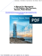 Solution Manual For Managerial Accounting 17th Edition Ray Garrison Eric Noreen Peter Brewer