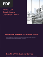 How AI Can Revolutionize Customer Sevice