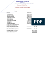 Statement of Cash Flow