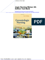 Gerontologic Nursing Meiner 4th Edition Test Bank