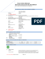 Hoja Seguridad Citrato de Sodio