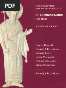 Constantine Porphyrogenitus, de Administrando Imperio A Commentary (Jenkins Etc.)
