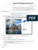 How To Use The New GCP Update Password Portal