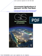 Gis For Environmental Applications A Practical Approach 1st Zhu Test Bank