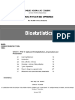 Week 4 and 5 Methods of Data Collection Lecture Notes