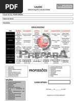 Laudo Teste Vocacional