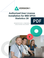 Authorised User License Installation For IBM SPSS Statistics 28 Site - New Template