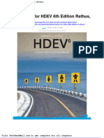 Test Bank For Hdev 6th Edition Rathus