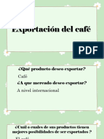 Exportacion Del Cafe