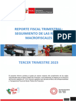 MEF. Reporte Fiscal Trimestral IIIT2023