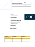 Procedimiento Conduccion Segura