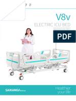 V8v - Electric-ICU-Bed - With-CPR - SaikangMedical - Unlocked