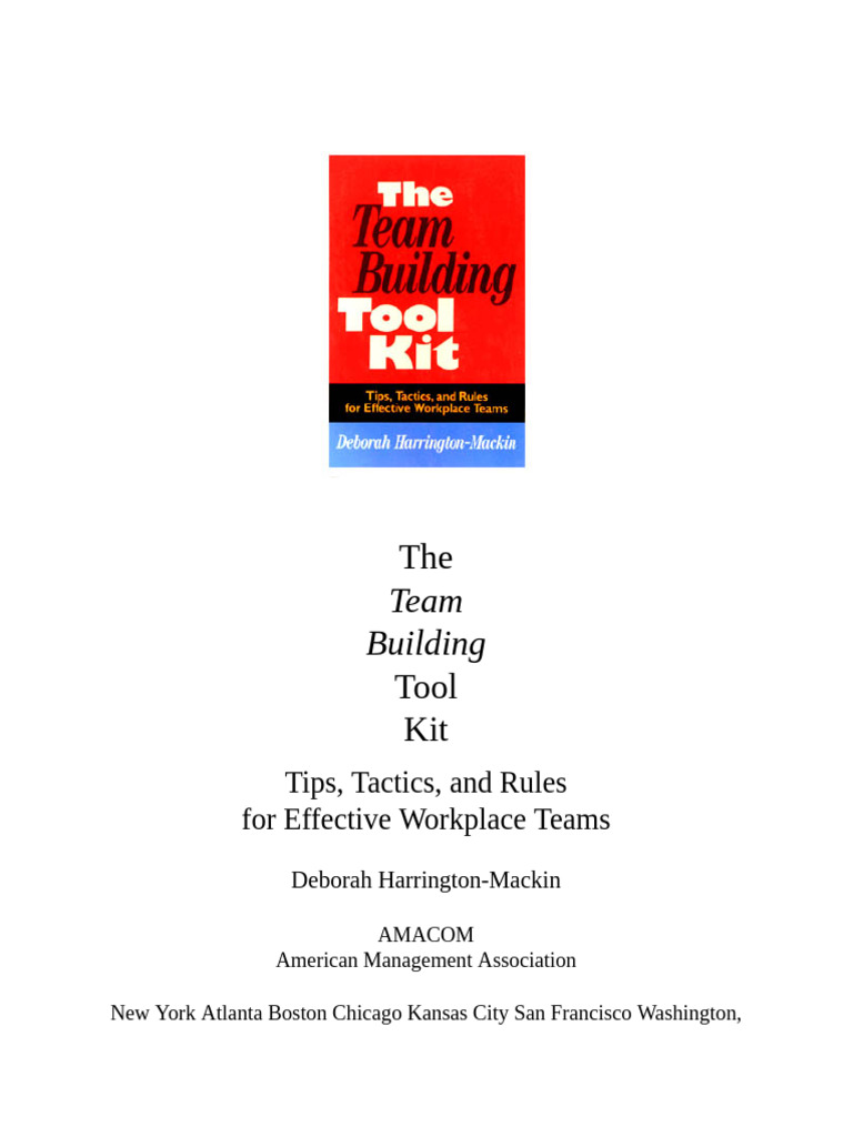 Effective Team Building Strategies | PDF | Goal | Facilitator