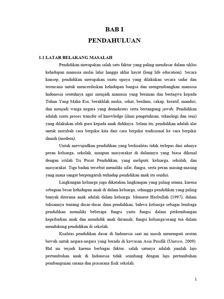 Peran Keluarga dan Sekolah dalam Pendidikan | PDF