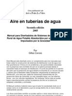 Sistema distribución agua rural