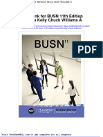 Test Bank For Busn 11th Edition Marcella Kelly Chuck Williams