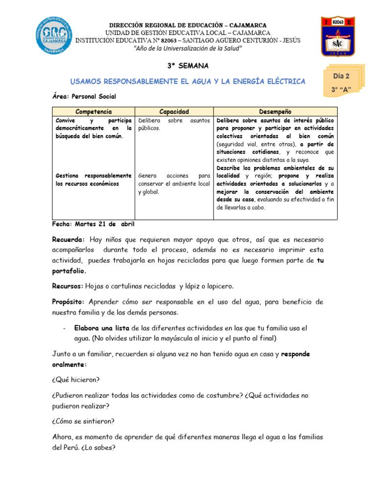 Actividad 2 Semana 3 Pdf Agua