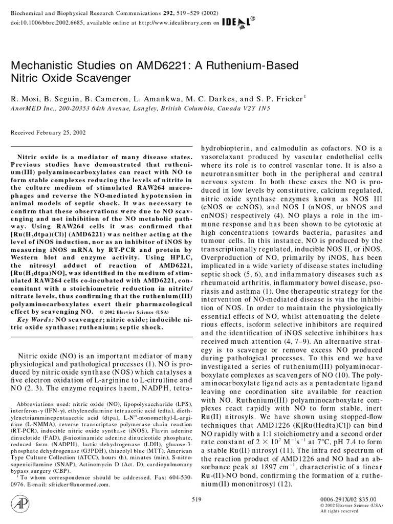 R Edta No Biol PDF Nitric Oxide Synthase Enzyme Inhibitor