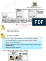 Sujeto Explícito y Sujeto Tácito en La Oración