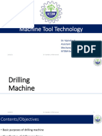 Machine Tool Technology - Drilling Machine