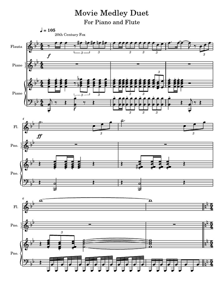 Movie Medley Duet V3 Pdf