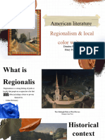 Regionalism & Local Color Writers