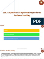 ESIC Employee Aadhaar Seeding