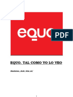 Equo. Tal Como Yo Lo Veo