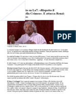 E Grillo Difendeva L'annessione Della Crimea