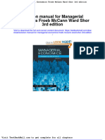 Solution Manual For Managerial Economics Froeb Mccann Ward Shor 3rd Edition