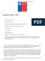 SUSESO - Normativa y Jurisprudencia - Dictamen 44927-2010