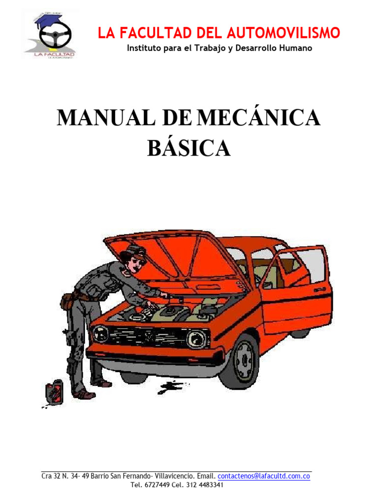 Manual de Mecánica Automotriz Básica | PDF | Embrague | Direccion