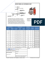 Silicone Lined Sanitary Food Metal Expansion Joint Submittal