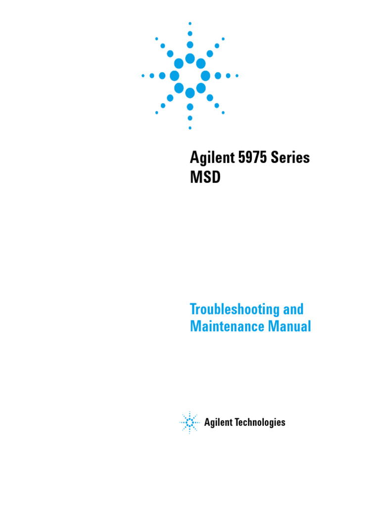 Agilent Ms Troubleshooting Manual PDF International