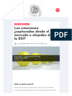 Las Emociones - ¿Capturadas Desde El Mercado o Alojadas Desde La ESI - Ediciones Deceducando