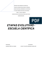 Taller - Etapas Evolutivas - Escuela Científica