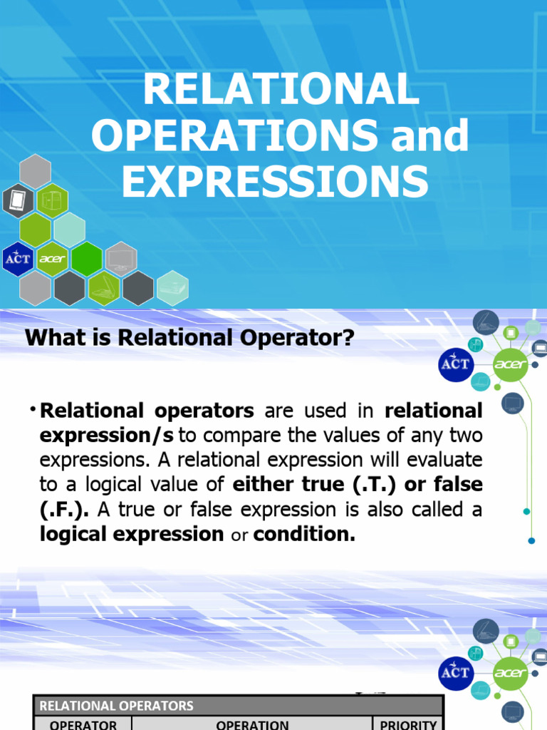 7 Relational Operation | PDF
