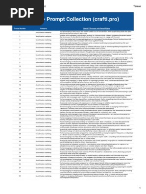 15000+ ChatGPT Prompts, (Crafti.pro) - Tareas