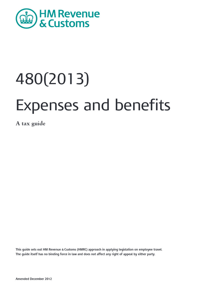 HMRC Tax Guide: Booklet 480 Overview | PDF | Employment | Taxes