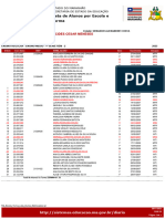 Lista de Alunos Por Escola e Turma: 21326428 - Centro de Ensino Alcides Cesar Meneses