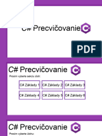 C# Precvičovanie Ss