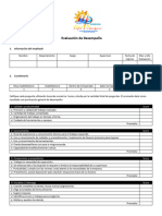 Evaluación de Desempeño Plantilla Modelo