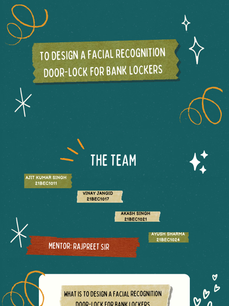 Facial Recognition Door-Lock Design for Banks | PDF | Computer Security ...
