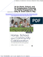 Test Bank For Home School and Community Collaboration Culturally Responsive Family Engagement 4th Edition Kathy B Grant Julie A Ray