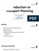 Introduction To Transport Planning